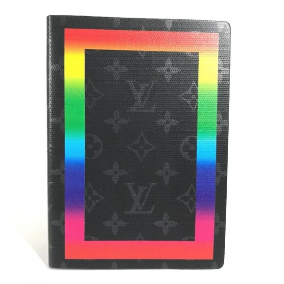 LOUIS VUITTON Monogram Eclipse Rainbow Kai Eclamance notebook Unused
